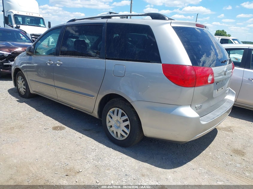2008 Toyota Sienna VIN 5TDZK23C88S167203 IAAI salvage auction — NORMAL WEAR, Clear (Pennsylvania), sold $500 on 2026-07-22 (photo 3)
