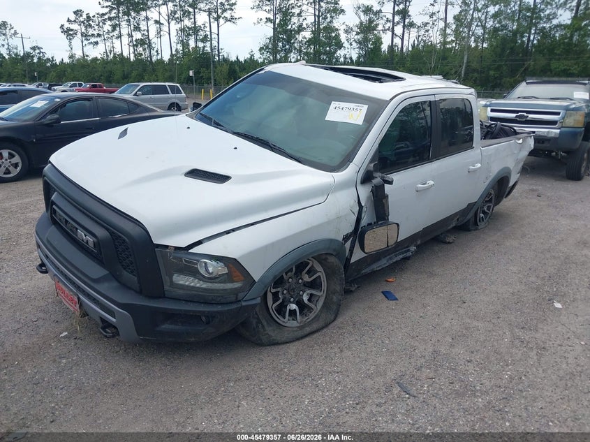 2016 Ram 1500 VIN 1C6RR7YT8GS217080 IAAI salvage auction — FRONT & REAR, Rebuildable (Florida), sold $1,550 on 2026-07-11 (photo 2)