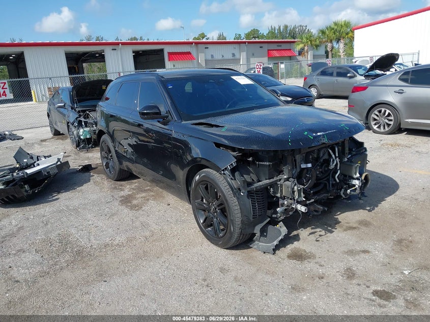 2021 Land rover Range rover velar VIN SALYT2EU0MA325743 IAAI salvage auction — FRONT END, Rebuildable (Florida), sold $8,100 on 2026-07-29 (photo 1)