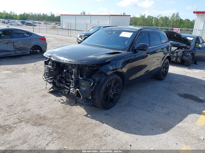 2021 Land rover Range rover velar VIN SALYT2EU0MA325743 IAAI salvage auction — FRONT END, Rebuildable (Florida), sold $8,100 on 2026-07-29 (photo 2)