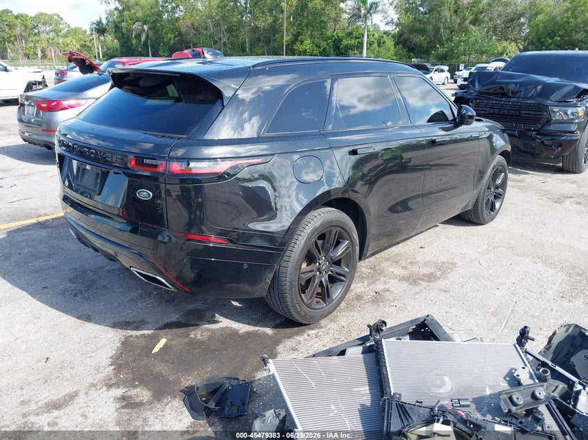 2021 Land rover Range rover velar VIN SALYT2EU0MA325743 IAAI salvage auction — FRONT END, Rebuildable (Florida), sold $8,100 on 2026-07-29 (photo 4)