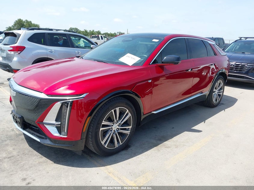 2025 Cadillac Lyriq VIN 1GYKPRRK8SZ312590 IAAI salvage auction — WATER/FLOOD, Salvage (Texas), sold $18,950 on 2026-07-30 (photo 2)