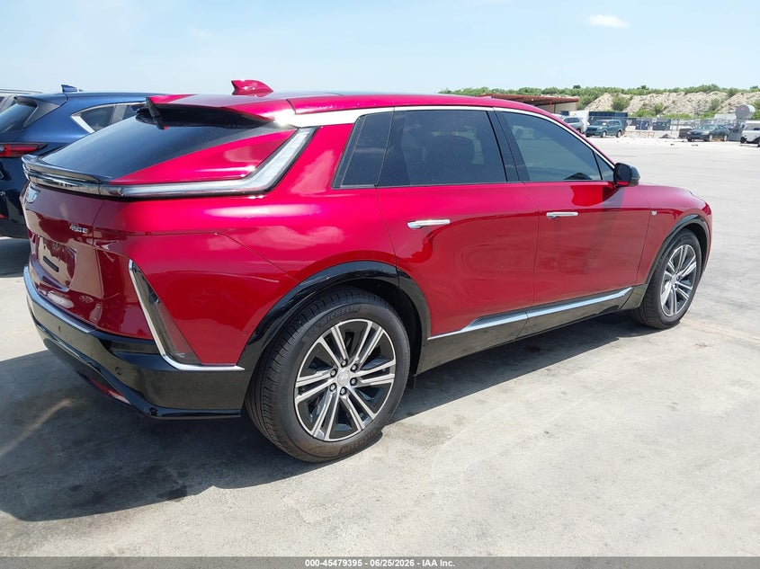 2025 Cadillac Lyriq VIN 1GYKPRRK8SZ312590 IAAI salvage auction — WATER/FLOOD, Salvage (Texas), sold $18,950 on 2026-07-30 (photo 4)