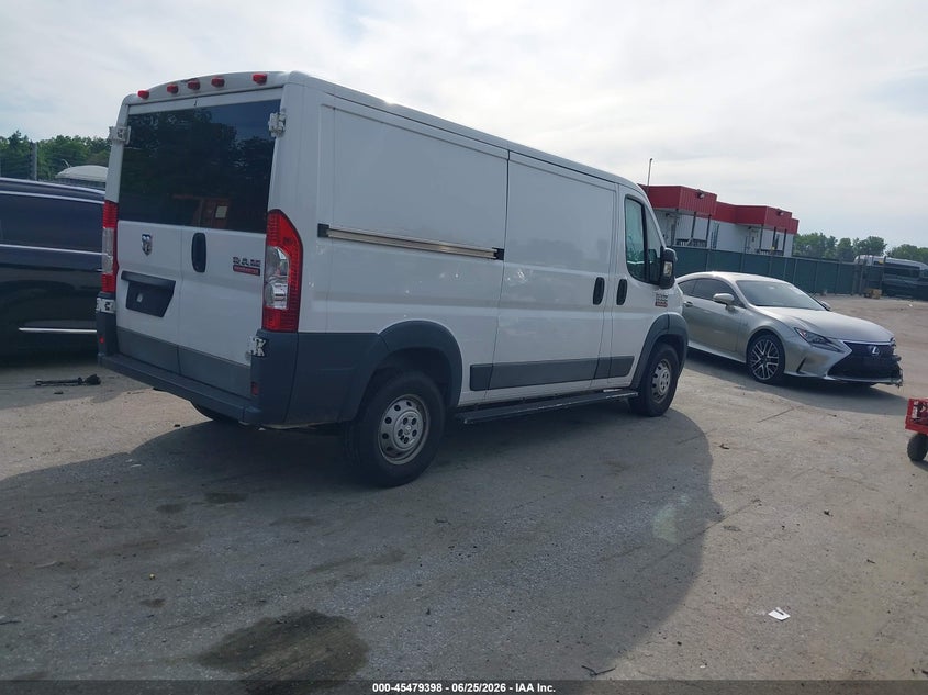 2017 Ram Promaster city VIN 3C6TRVAG7HE546316 IAAI salvage auction — NORMAL WEAR, Clear-Dealer Only (Maryland), sold $2,350 on 2026-07-09 (photo 4)