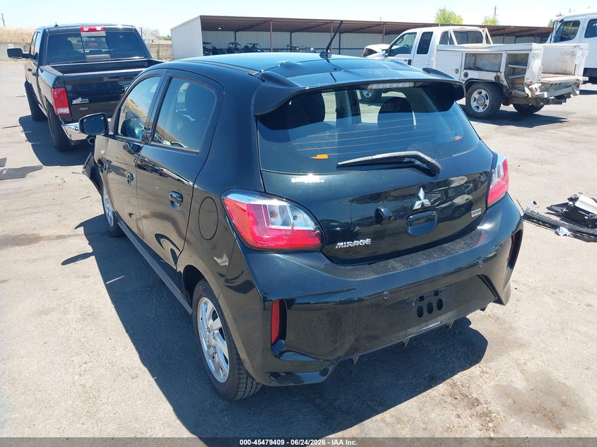 2022 Mitsubishi Mirage VIN ML32AUHJ1NH006959 IAAI salvage auction — FRONT END, Salvage (California), sold $1,500 on 2026-08-02 (photo 3)