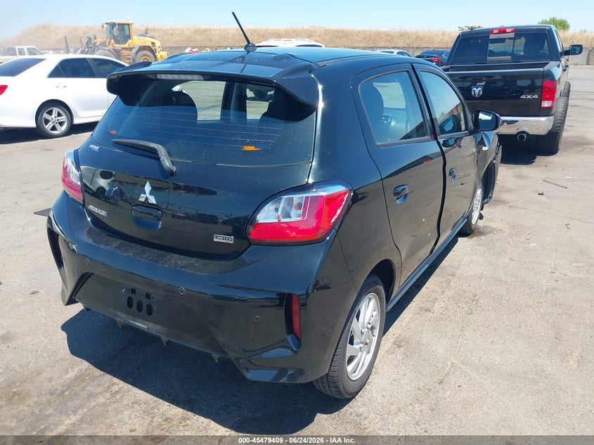 2022 Mitsubishi Mirage VIN ML32AUHJ1NH006959 IAAI salvage auction — FRONT END, Salvage (California), sold $1,500 on 2026-08-02 (photo 4)