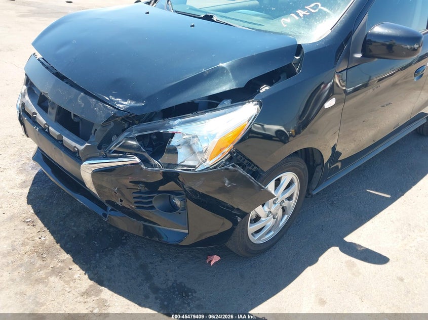 2022 Mitsubishi Mirage VIN ML32AUHJ1NH006959 IAAI salvage auction — FRONT END, Salvage (California), sold $1,500 on 2026-08-02 (photo 6)
