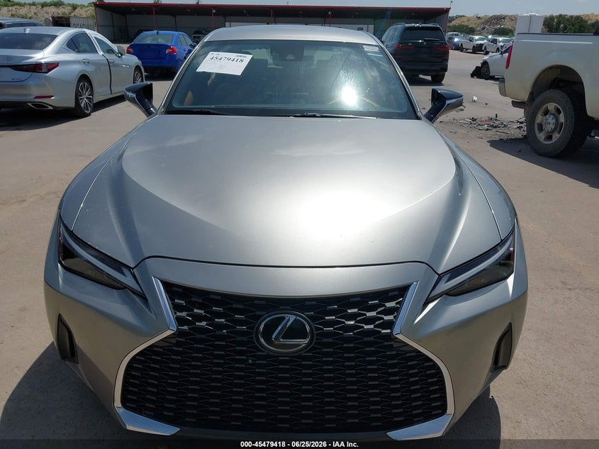 2021 Lexus Is VIN JTHAA1D26M5109346 IAAI salvage auction — WATER/FLOOD, Salvage (Texas), sold $11,100 on 2026-07-16 (photo 6)