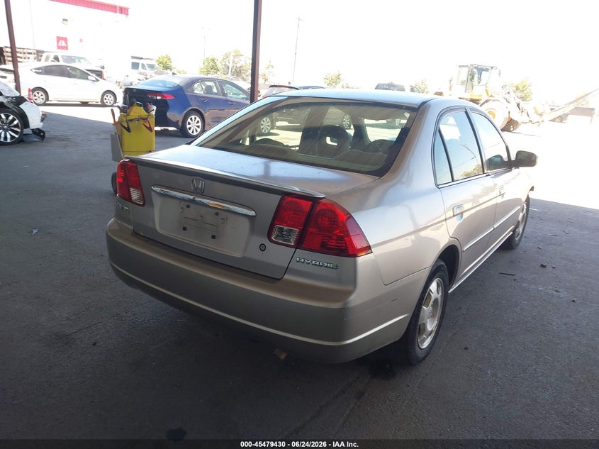 2003 Honda Civic VIN JHMES95683S031991 IAAI salvage auction — LEFT FRONT, Salvage (California), sold $225 on 2026-08-03 (photo 4)