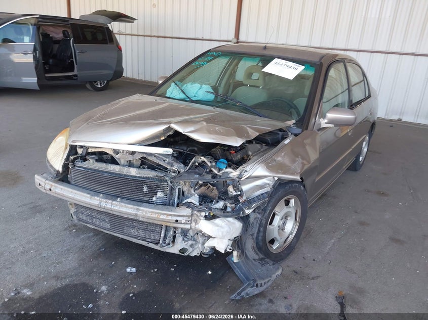 2003 Honda Civic VIN JHMES95683S031991 IAAI salvage auction — LEFT FRONT, Salvage (California), sold $225 on 2026-08-03 (photo 6)