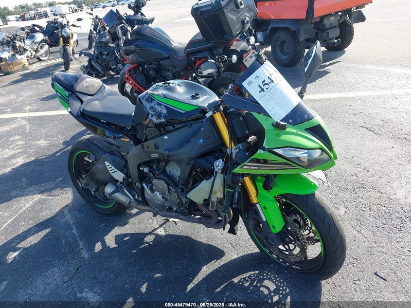 2013 Kawasaki Zx VIN JKBZXJE15DA002455 IAAI salvage auction — ALL OVER, Rebuildable (Florida), sold $2,100 on 2026-07-08 (photo 1)