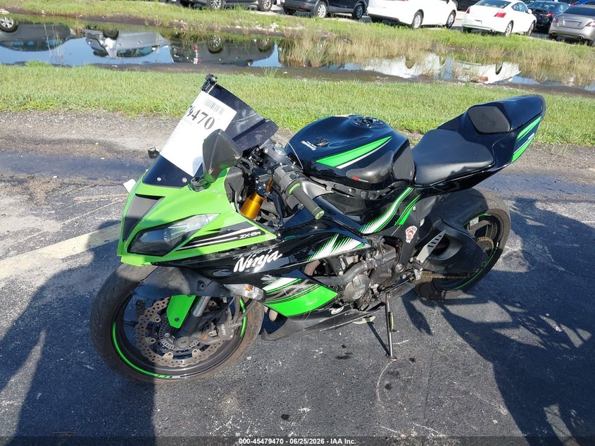 2013 Kawasaki Zx VIN JKBZXJE15DA002455 IAAI salvage auction — ALL OVER, Rebuildable (Florida), sold $2,100 on 2026-07-08 (photo 2)