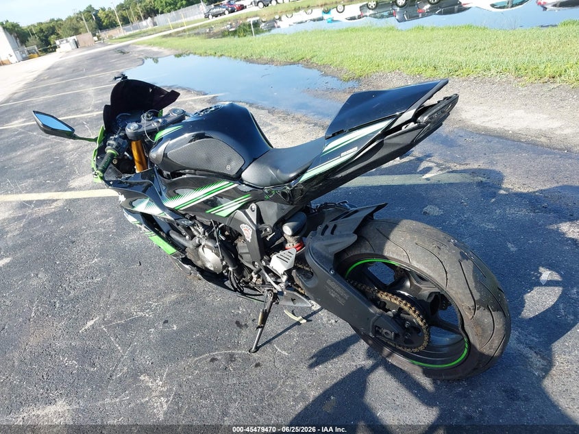 2013 Kawasaki Zx VIN JKBZXJE15DA002455 IAAI salvage auction — ALL OVER, Rebuildable (Florida), sold $2,100 on 2026-07-08 (photo 3)