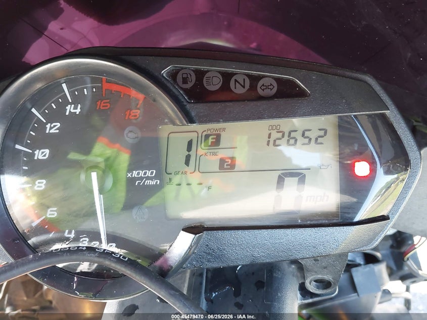 2013 Kawasaki Zx VIN JKBZXJE15DA002455 IAAI salvage auction — ALL OVER, Rebuildable (Florida), sold $2,100 on 2026-07-08 (photo 7)