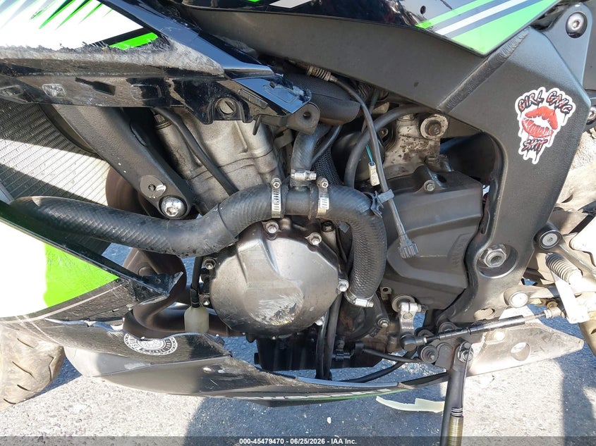 2013 Kawasaki Zx VIN JKBZXJE15DA002455 IAAI salvage auction — ALL OVER, Rebuildable (Florida), sold $2,100 on 2026-07-08 (photo 9)