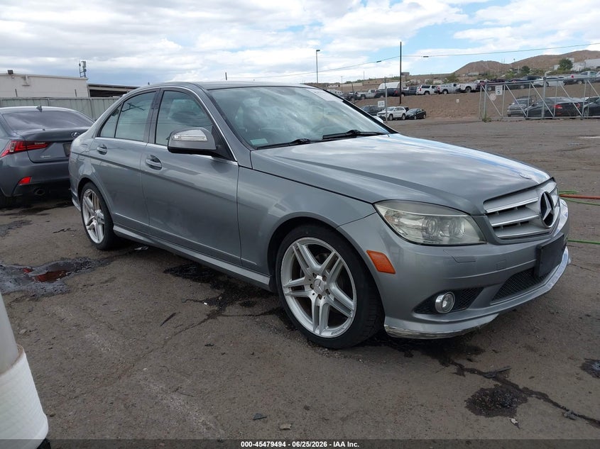 2008 Mercedes-benz C-klasse VIN WDDGF54X98F017332 IAAI salvage auction — NORMAL WEAR, Clear (New Mexico), sold $3,900 on 2026-07-06 (photo 1)