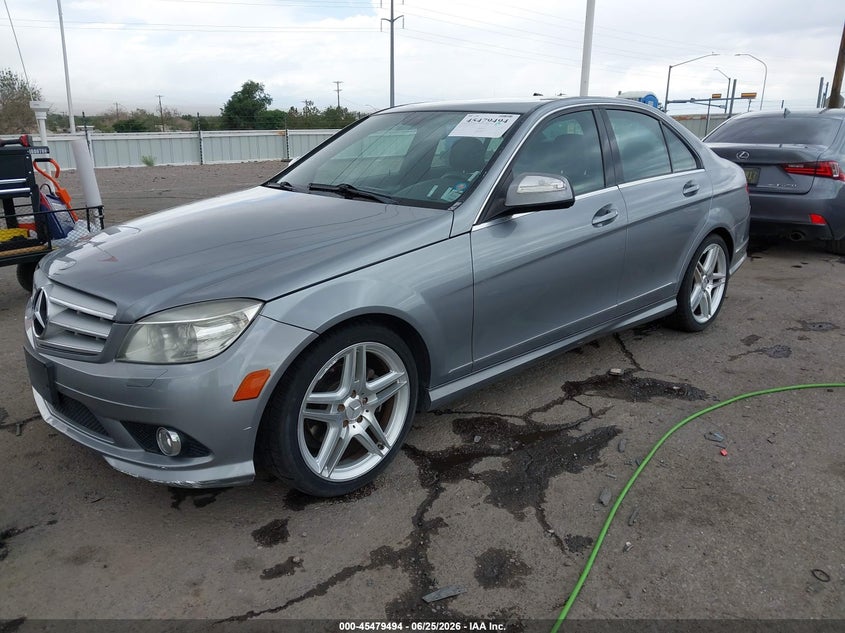 2008 Mercedes-benz C-klasse VIN WDDGF54X98F017332 IAAI salvage auction — NORMAL WEAR, Clear (New Mexico), sold $3,900 on 2026-07-06 (photo 2)