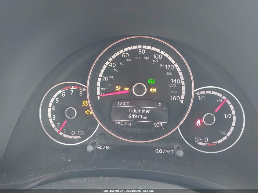 2015 Volkswagen Beetle VIN 3VWF17AT3FM653675 IAAI salvage auction — NORMAL WEAR, Salvage (Florida), sold $3,150 on 2026-07-09 (photo 7)