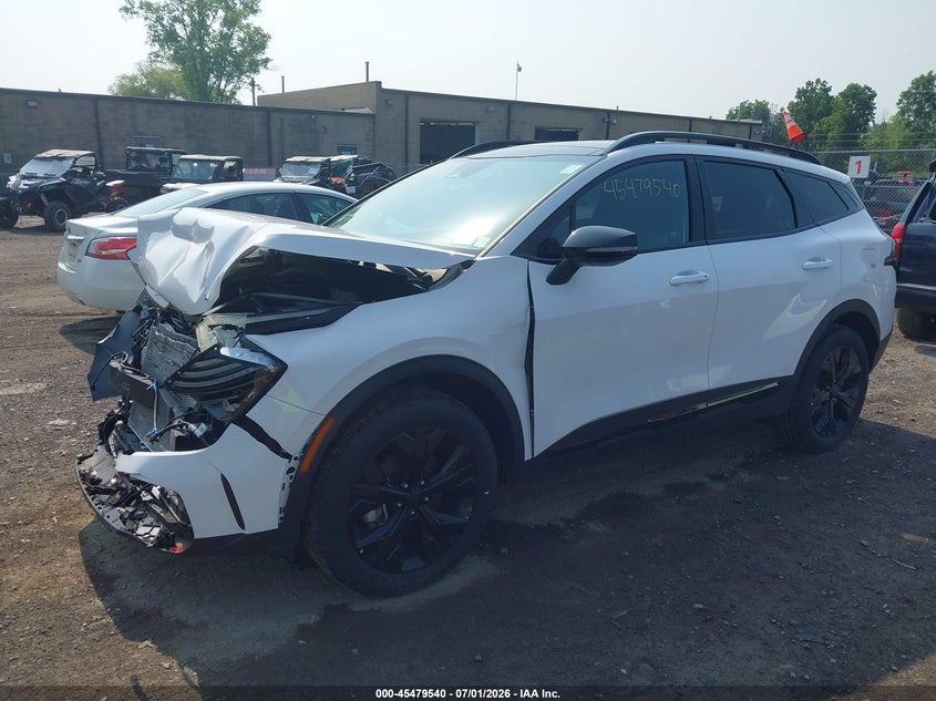 2025 Kia Sportage VIN 5XYK6CDF1SG318942 IAAI salvage auction — FRONT END, Mv-907A (New York), sold $50 on 2026-07-30 (photo 2)