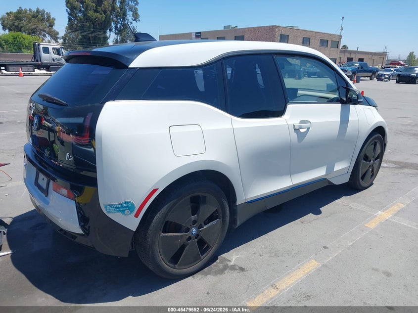 2016 BMW I3 VIN WBY1Z4C52GV507972 IAAI salvage auction — NORMAL WEAR, Clear - Dealer Only (California), sold $3,250 on 2026-07-13 (photo 4)