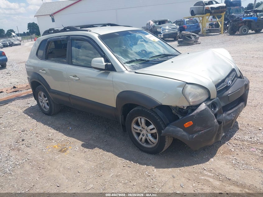 2006 Hyundai Tucson VIN KM8JN72D56U442199 IAAI salvage auction — FRONT END, Salvage (Pennsylvania), sold $625 on 2026-07-16 (photo 1)