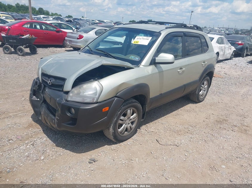 2006 Hyundai Tucson VIN KM8JN72D56U442199 IAAI salvage auction — FRONT END, Salvage (Pennsylvania), sold $625 on 2026-07-16 (photo 2)