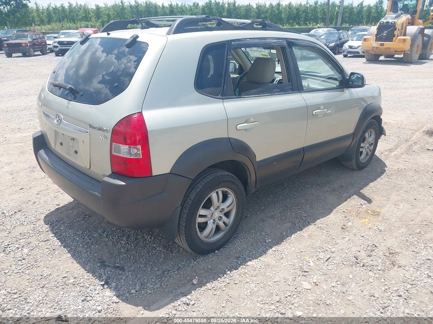 2006 Hyundai Tucson VIN KM8JN72D56U442199 IAAI salvage auction — FRONT END, Salvage (Pennsylvania), sold $625 on 2026-07-16 (photo 4)