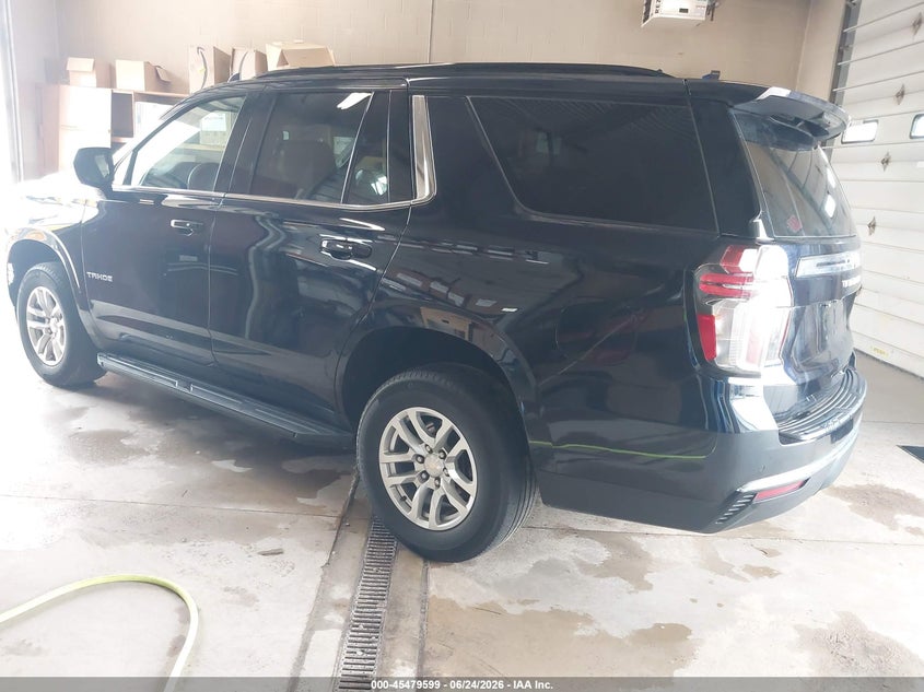 2023 Chevrolet Tahoe VIN 1GNSKLEDXPR153658 IAAI salvage auction — REAR END, Sf97 (Wisconsin), sold $26,500 on 2026-08-27 (photo 3)