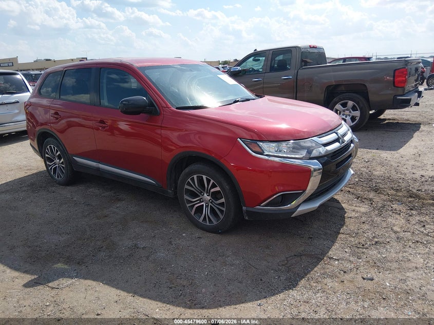 2018 Mitsubishi Outlander VIN JA4AD2A36JZ004879 IAAI salvage auction — LEFT REAR, Clear (Kansas), sold $1,500 on 2026-07-10 (photo 1)