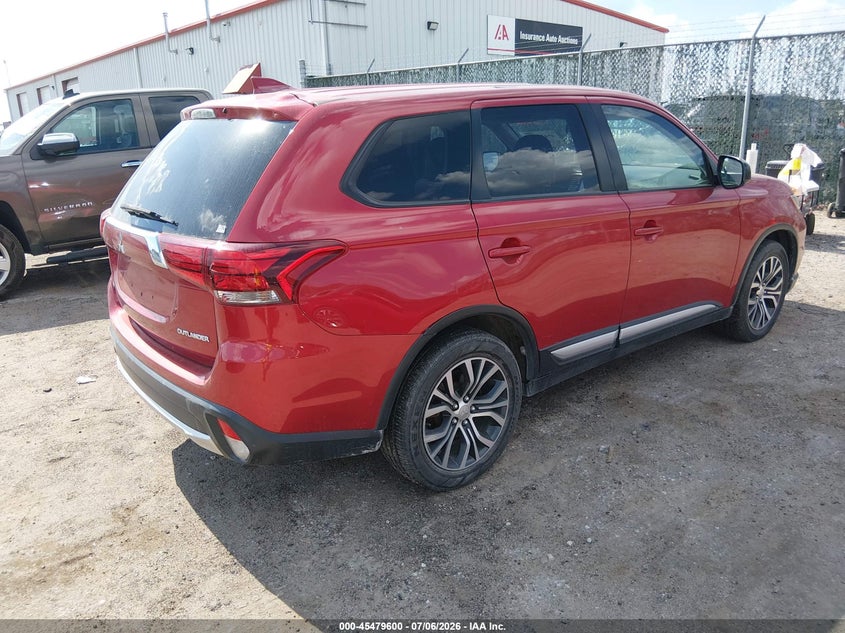 2018 Mitsubishi Outlander VIN JA4AD2A36JZ004879 IAAI salvage auction — LEFT REAR, Clear (Kansas), sold $1,500 on 2026-07-10 (photo 4)