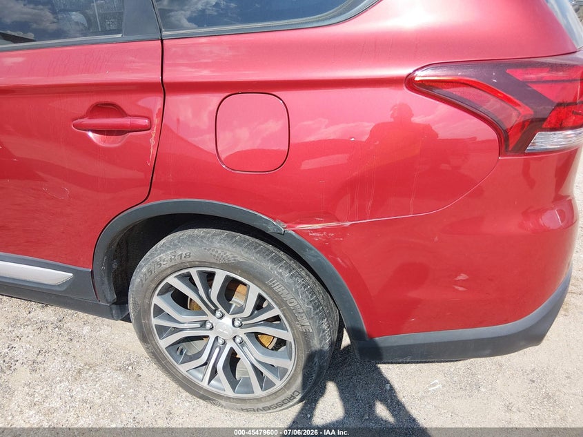 2018 Mitsubishi Outlander VIN JA4AD2A36JZ004879 IAAI salvage auction — LEFT REAR, Clear (Kansas), sold $1,500 on 2026-07-10 (photo 6)