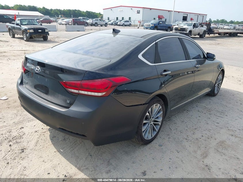 2016 Hyundai Genesis VIN KMHGN4JE5GU125270 IAAI salvage auction — NORMAL WEAR, Clear (North Carolina), sold $1,450 on 2026-07-08 (photo 4)