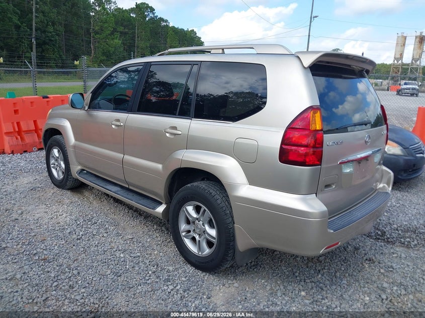 2006 Lexus Gx 470 VIN JTJBT20X860098354 IAAI salvage auction — RIGHT FRONT, Salvage (Mississippi), sold $3,750 on 2026-07-31 (photo 3)