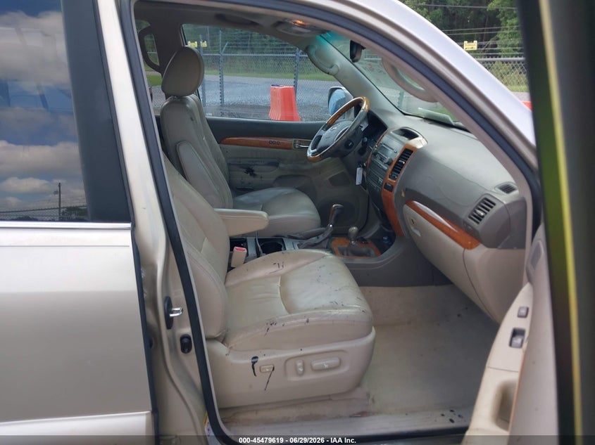 2006 Lexus Gx 470 VIN JTJBT20X860098354 IAAI salvage auction — RIGHT FRONT, Salvage (Mississippi), sold $3,750 on 2026-07-31 (photo 5)