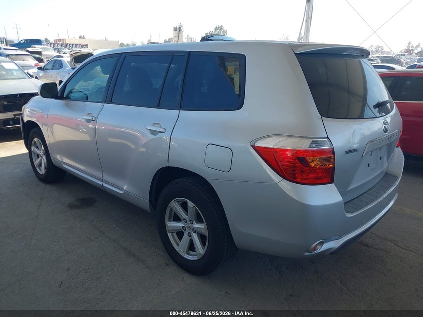 2008 Toyota Highlander VIN JTEDS41A082029925 IAAI salvage auction — FRONT & REAR, Salvage (California), sold $2,775 on 2026-07-15 (photo 3)