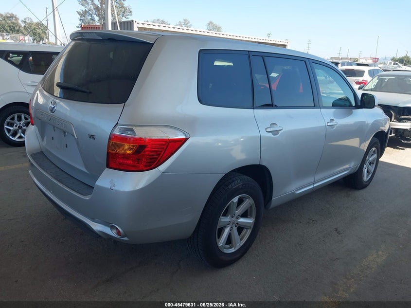 2008 Toyota Highlander VIN JTEDS41A082029925 IAAI salvage auction — FRONT & REAR, Salvage (California), sold $2,775 on 2026-07-15 (photo 4)