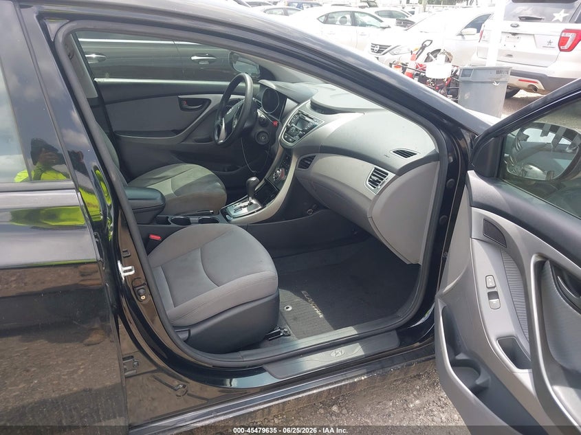 2013 Hyundai Elantra VIN KMHDH4AEXDU814212 IAAI salvage auction — NORMAL WEAR, Original (Texas), sold $375 on 2026-07-21 (photo 5)