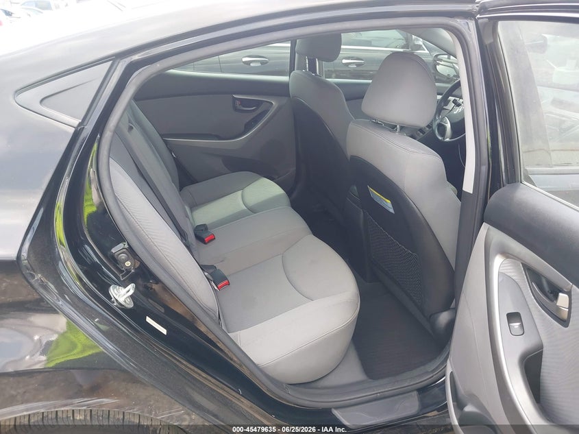 2013 Hyundai Elantra VIN KMHDH4AEXDU814212 IAAI salvage auction — NORMAL WEAR, Original (Texas), sold $375 on 2026-07-21 (photo 8)