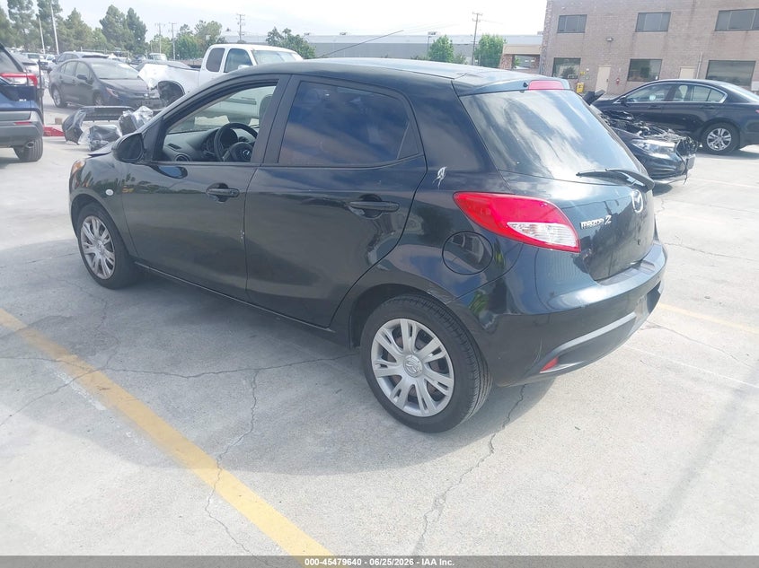 2014 Mazda 2 VIN JM1DE1KY8E0172621 IAAI salvage auction — FRONT END, Salvage (California), sold $550 on 2026-07-10 (photo 3)