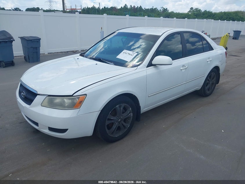 2008 Hyundai Sonata VIN 5NPET46C08H374919 IAAI salvage auction — NORMAL WEAR, Clear (Florida), sold $500 on 2026-07-06 (photo 2)