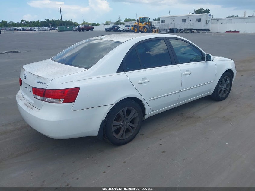 2008 Hyundai Sonata VIN 5NPET46C08H374919 IAAI salvage auction — NORMAL WEAR, Clear (Florida), sold $500 on 2026-07-06 (photo 4)