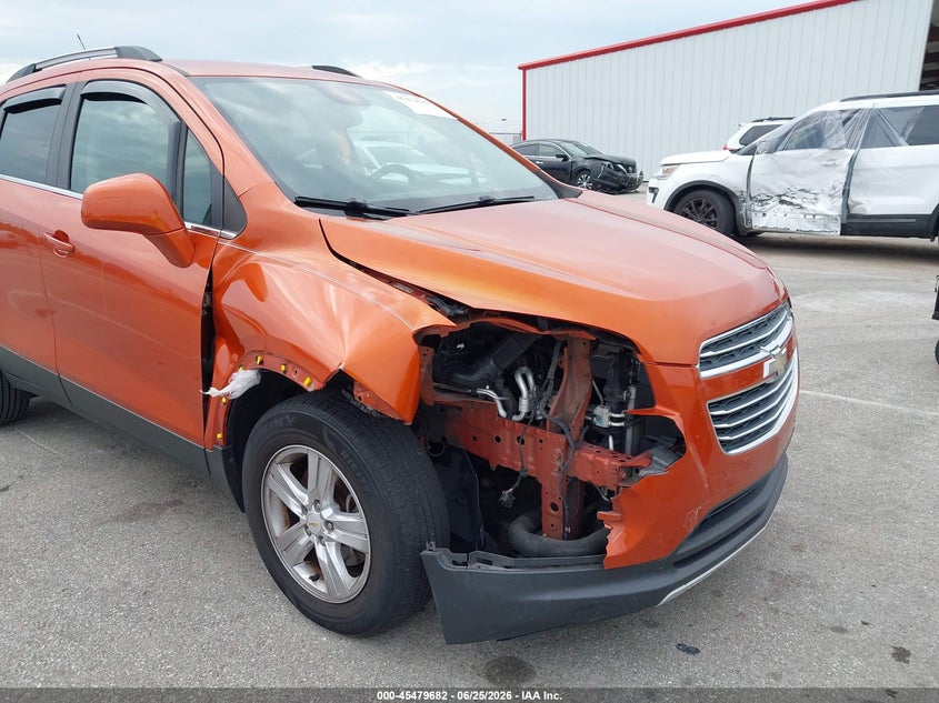 2015 Chevrolet Trax VIN KL7CJLSBXFB063871 IAAI salvage auction — RIGHT FRONT, Clear (Indiana), sold $900 on 2026-07-31 (photo 6)