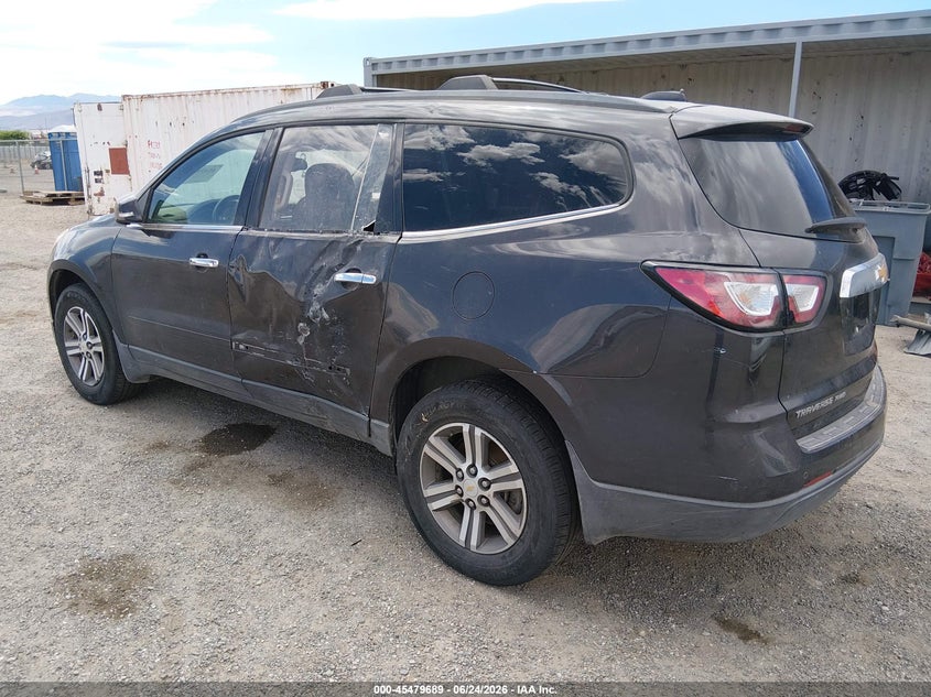 2017 Chevrolet Traverse VIN 1GNKVGKD2HJ217257 IAAI salvage auction — NORMAL WEAR, Clear (California), sold $550 on 2026-07-09 (photo 3)