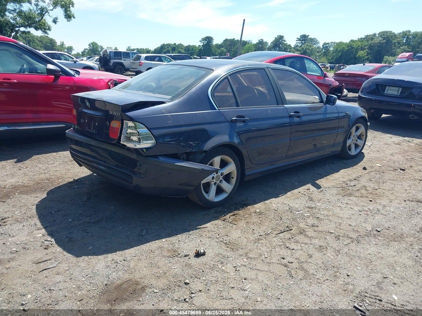 2003 BMW 3er VIN WBAEV53423KM28354 IAAI salvage auction — REAR END, Mv-907A (New York), sold $500 on 2026-07-14 (photo 4)
