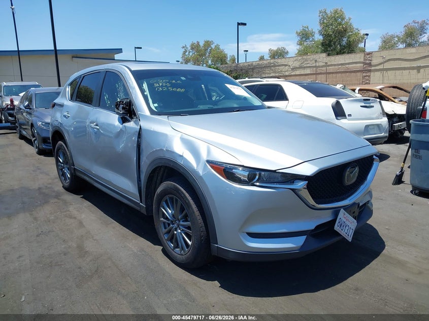 2021 Mazda Cx-5 VIN JM3KFACM6M1325688 IAAI salvage auction — LEFT & RIGHT, Salvage Certificate (California), sold $4,975 on 2026-07-10 (photo 1)