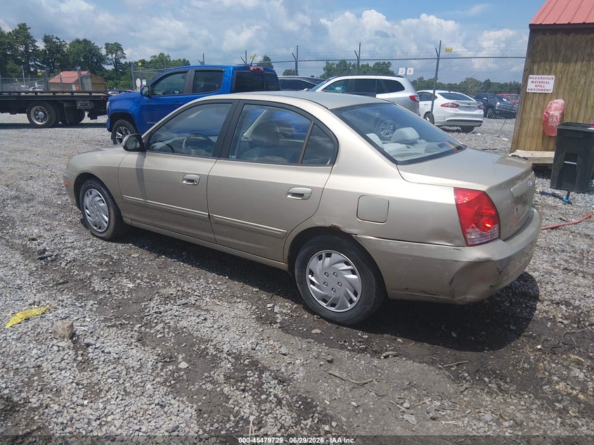 2005 Hyundai Elantra VIN KMHDN46D55U193407 IAAI salvage auction — LEFT REAR, Salvage (Ohio), sold $125 on 2026-07-22 (photo 3)