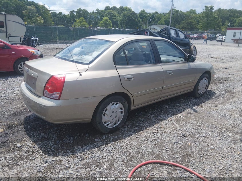 2005 Hyundai Elantra VIN KMHDN46D55U193407 IAAI salvage auction — LEFT REAR, Salvage (Ohio), sold $125 on 2026-07-22 (photo 4)