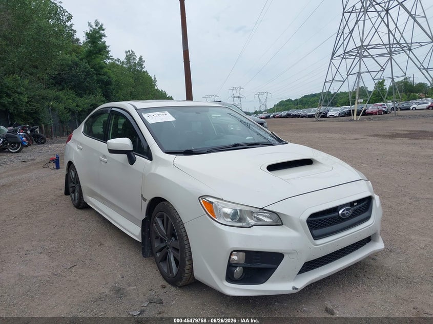 2017 Subaru Wrx VIN JF1VA1E61H9820476 IAAI salvage auction — FRONT END, Salvage (Pennsylvania), sold $2,050 on 2026-07-31 (photo 1)