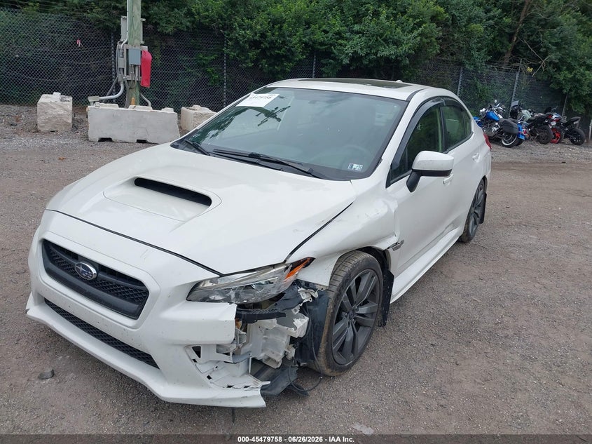 2017 Subaru Wrx VIN JF1VA1E61H9820476 IAAI salvage auction — FRONT END, Salvage (Pennsylvania), sold $2,050 on 2026-07-31 (photo 2)