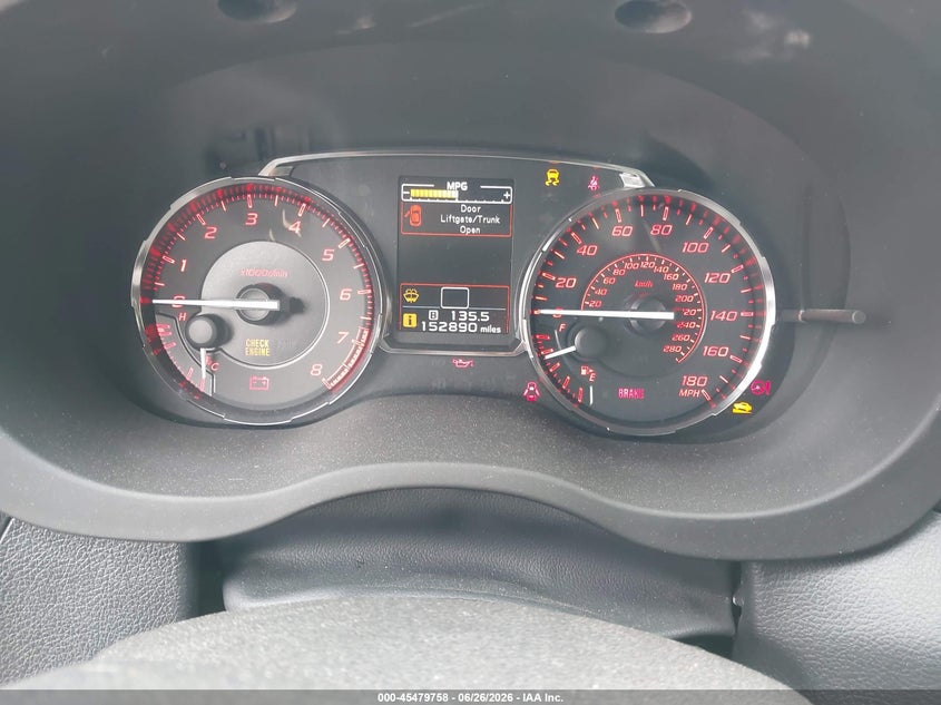2017 Subaru Wrx VIN JF1VA1E61H9820476 IAAI salvage auction — FRONT END, Salvage (Pennsylvania), sold $2,050 on 2026-07-31 (photo 7)